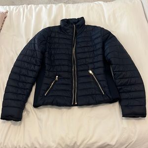Navy Blue Puffer Coat